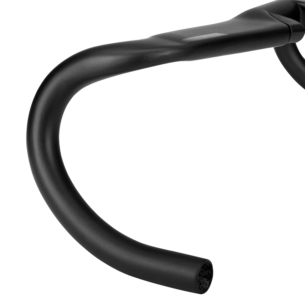 BALUGOE Gravel Bike Handle Carbon Handlebar UCI Road Bicycle Handlebar 13 Degree Outward Expansion 340/360/380/400/420/440mm