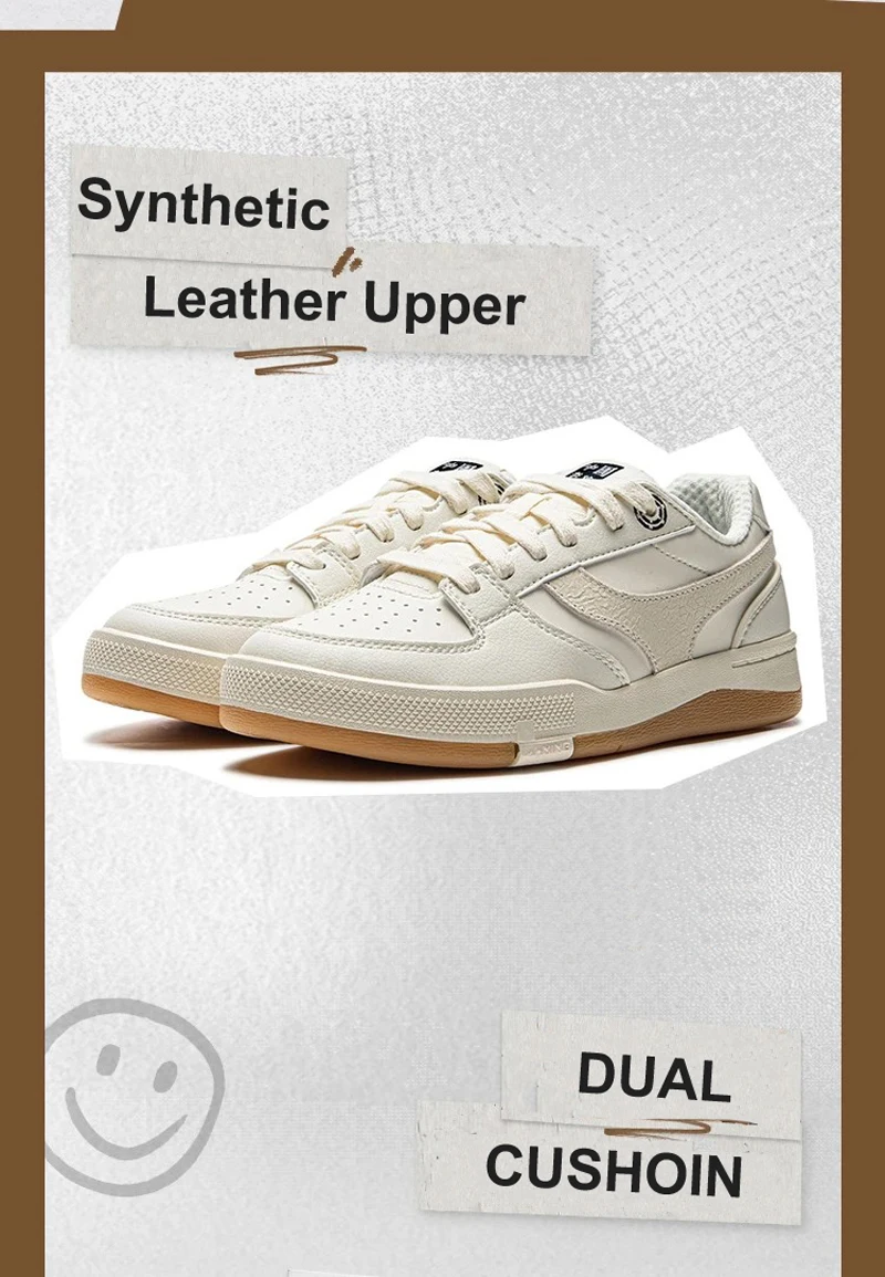 Li-Ning Women's MEDALIST 92S Professional Skateboard Shoes Comfortable DUAL CUSHION Sport Shoes Casual Leisure Sneakers AEPU038
