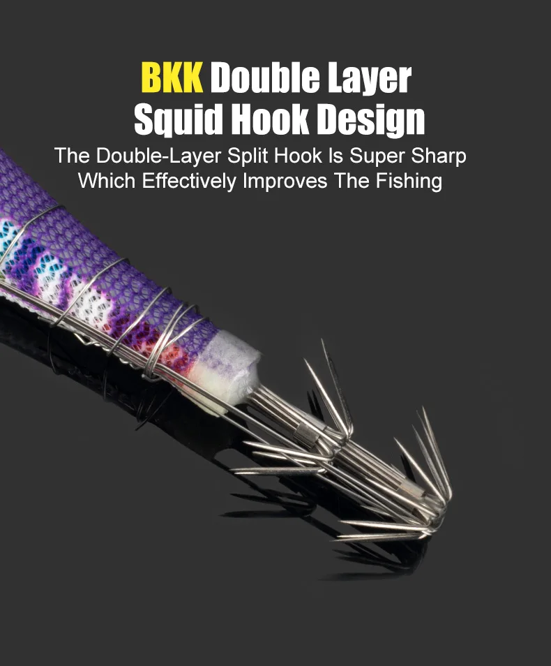 LEYDUN 5pcs Egi Squid Fishing Lures Luminous Horizontal Shrimp LEYDUN Octopus Squid Hook Shrimp Saltwater Baits Fishing Swimbait