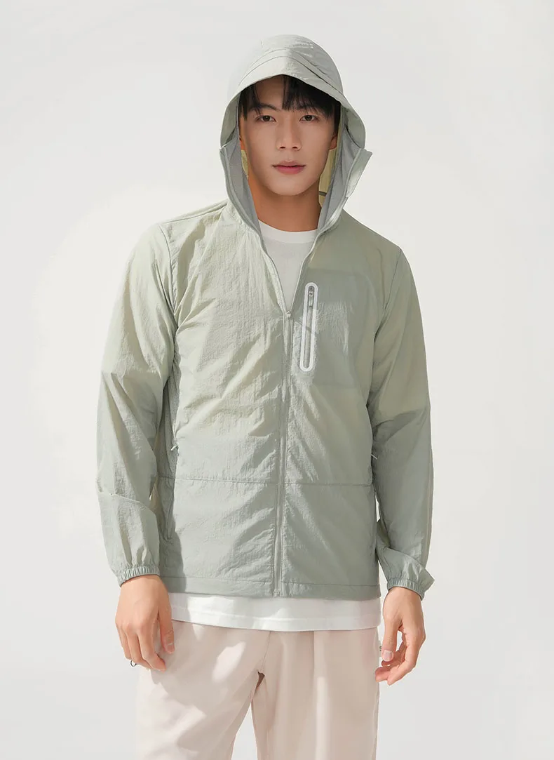 LNGXO Women's Men's Waterproof Anti-UV Windbreaker Camping Climbing Trekking Hiking Jacket Unisex Quick Dry Sun Protection Coat