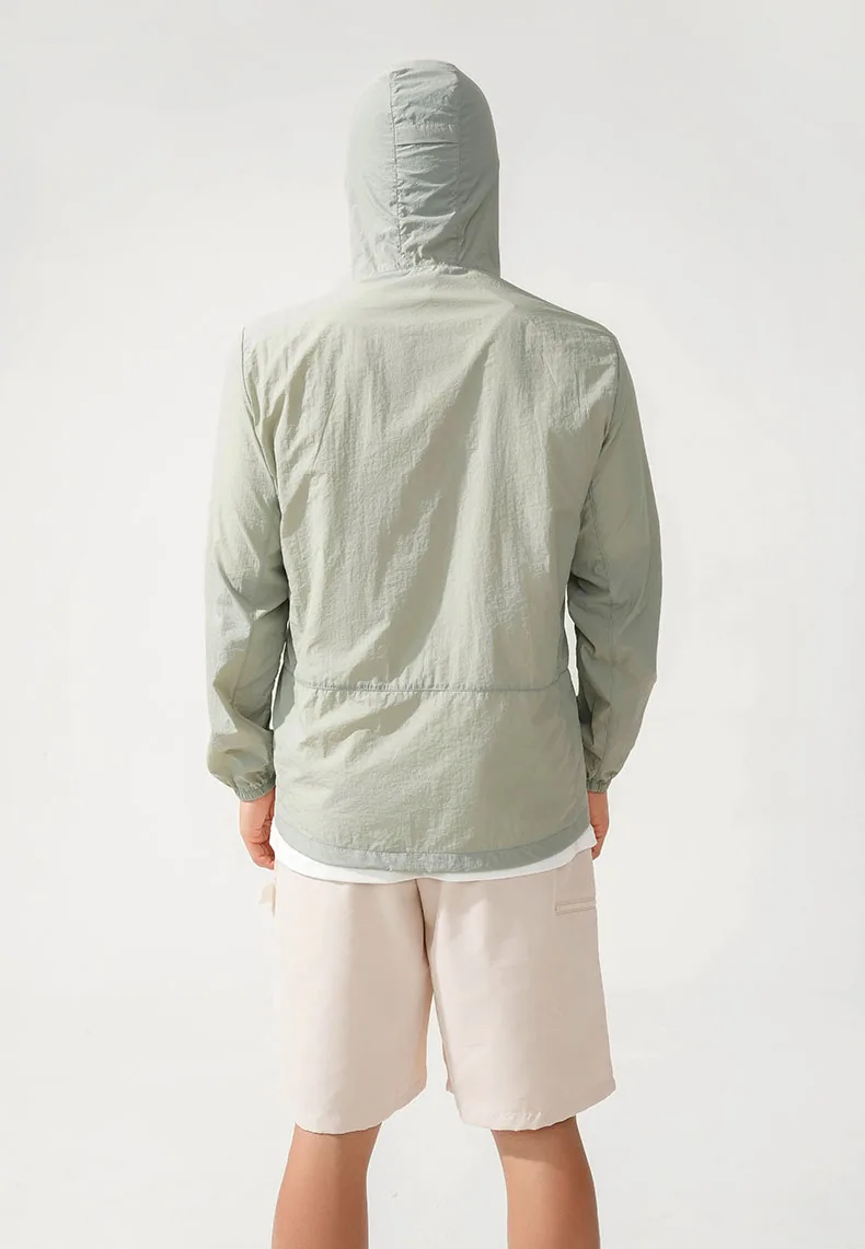 LNGXO Women's Men's Waterproof Anti-UV Windbreaker Camping Climbing Trekking Hiking Jacket Unisex Quick Dry Sun Protection Coat