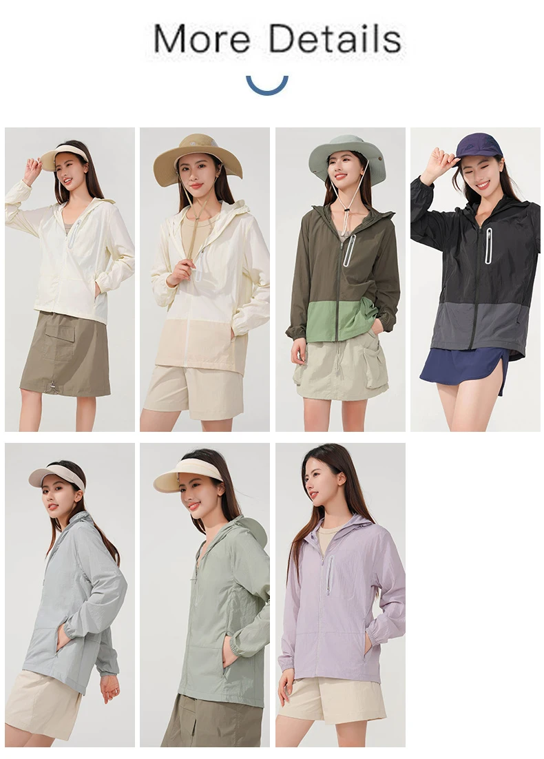 LNGXO Women's Men's Waterproof Anti-UV Windbreaker Camping Climbing Trekking Hiking Jacket Unisex Quick Dry Sun Protection Coat
