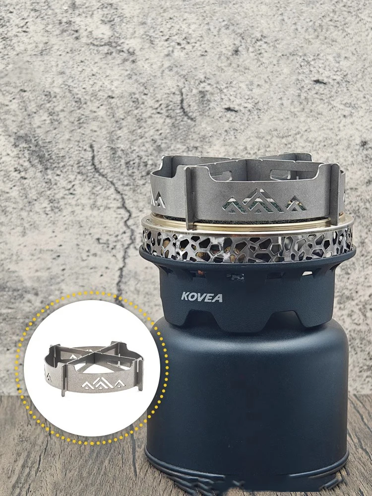 For KOVEA Snowline ALPINE MASTER Stove Ultra-lightweight Pure Titanium Windshield Bracket Outdoor Camping Stove Accessories