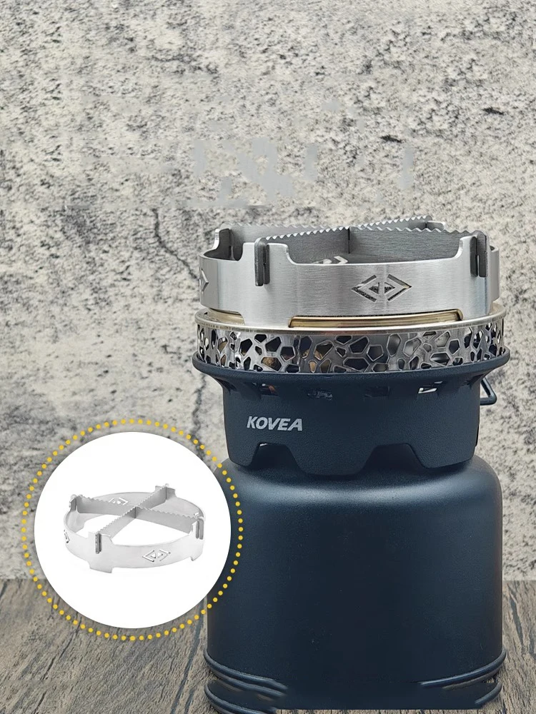 For KOVEA Snowline ALPINE MASTER Stove Ultra-lightweight Pure Titanium Windshield Bracket Outdoor Camping Stove Accessories