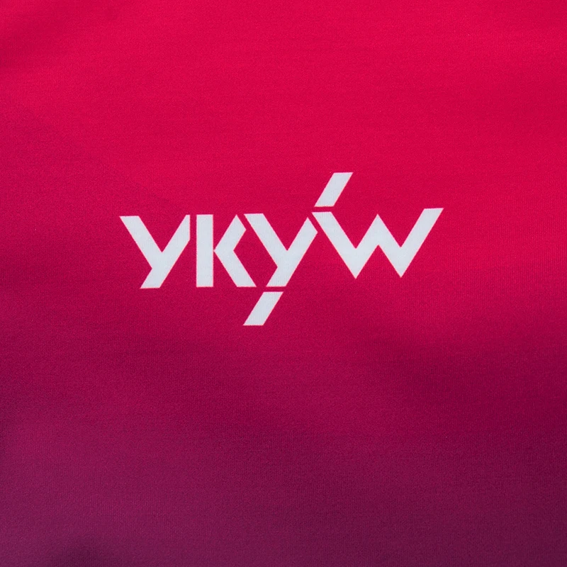 YKYW Men's Short Sleeve Cycling Jersey Summer Quick Drying Wear-resistant Breathable Gradient Bicycle Jersey Road Bike Shirts