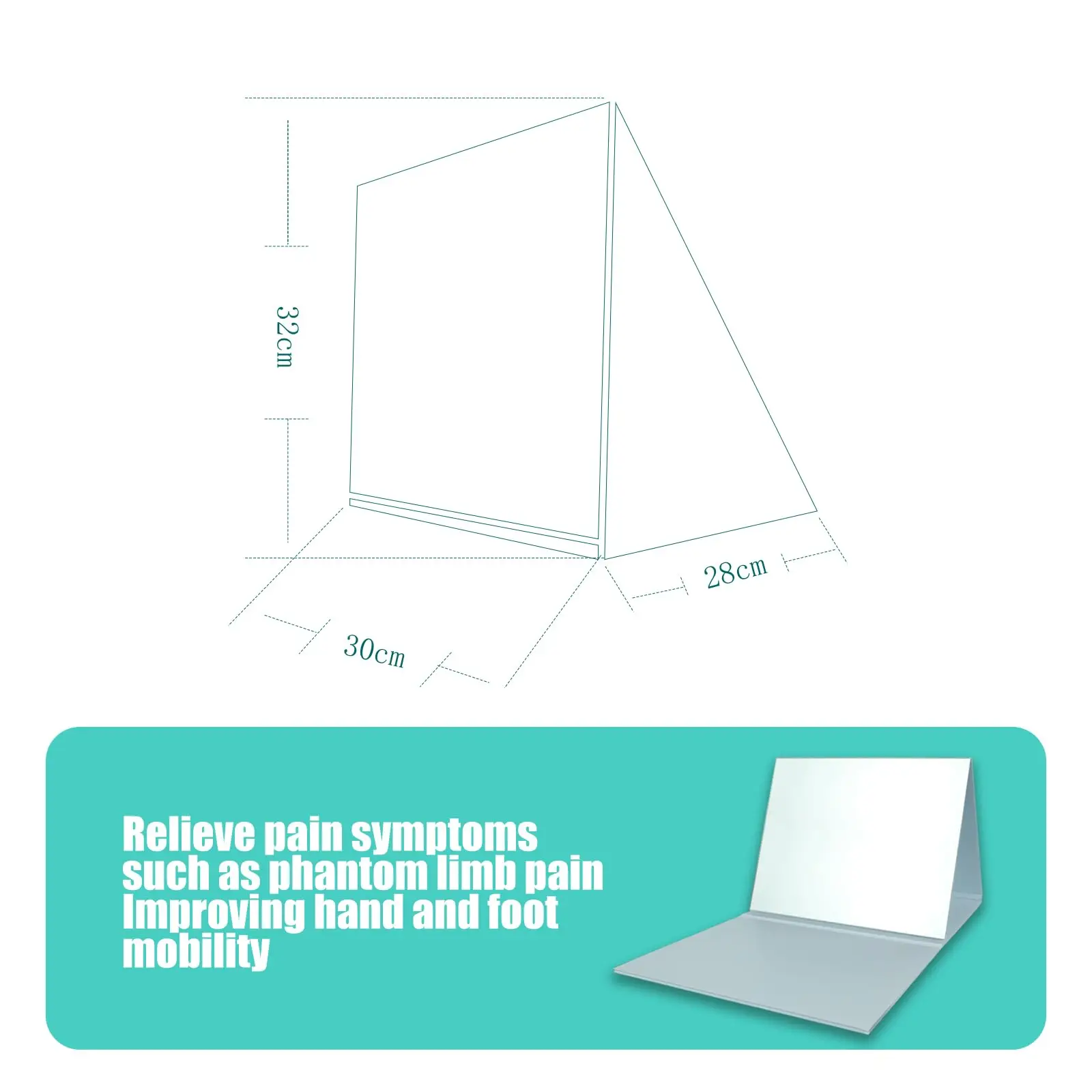 Mirror Therapy Box for Stroke Rehabilitation for Leg Amputation Professional Therapy Device for Hand Exercise Mirror Neurons for