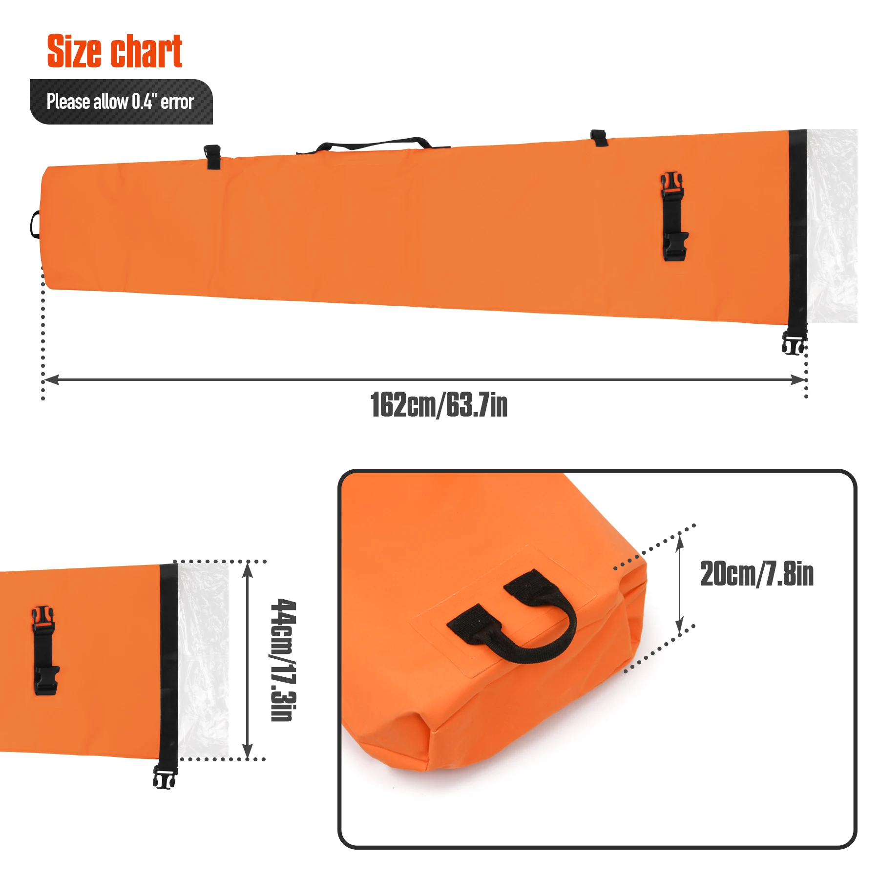 Waterproof Hunting Gun Bag Rifle Case Shotgun Bag Tactical Dry Gun Bag Roll-Top Closure Lightweight & Floating Bag Cover