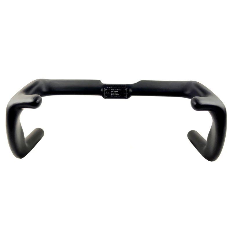 BIKEDOC HB25 305mm Carbon Fiber Track Cycling Handle Road Bicycle Handlebar TT Sprint Bike Handlebar UD Matte 31.8MM