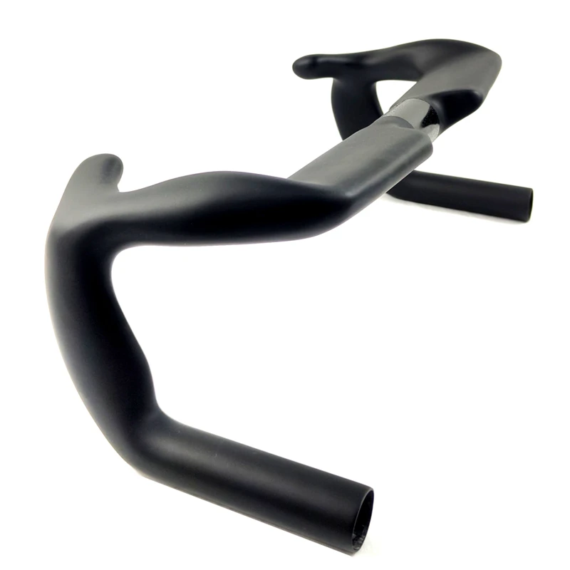 BIKEDOC HB25 305mm Carbon Fiber Track Cycling Handle Road Bicycle Handlebar TT Sprint Bike Handlebar UD Matte 31.8MM