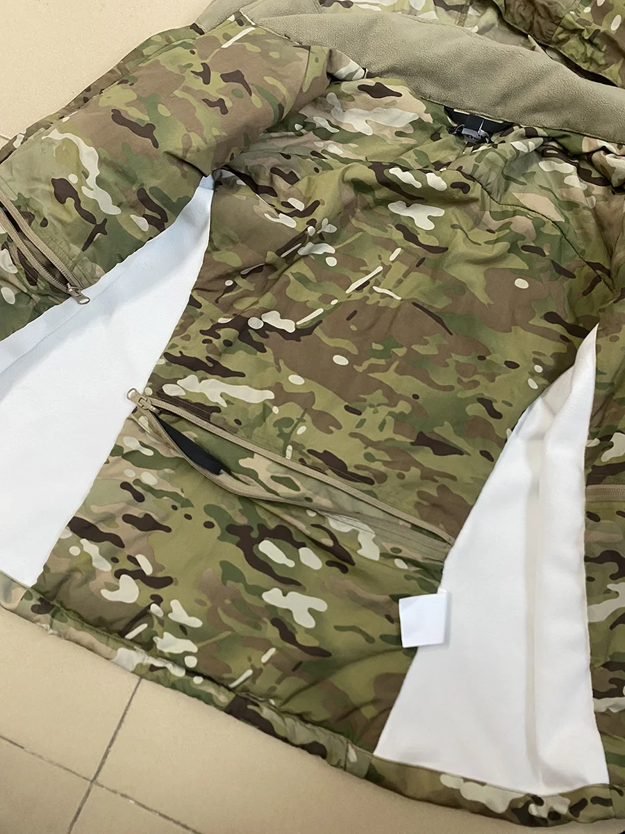 Loft Jacket Style Lightweight and Storable CP Camouflage Tactical Suit Lightweight High-performance Warm Jacket Cotton Jacket