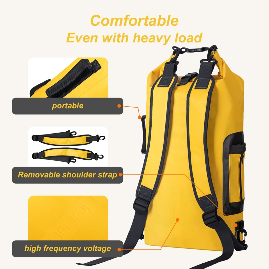 Idrybag Waterproof Backpack For Women Men 20L/30/L40L Sports Kayaking Beach Boating Canyoning Dry Bag Waterproof Backpack