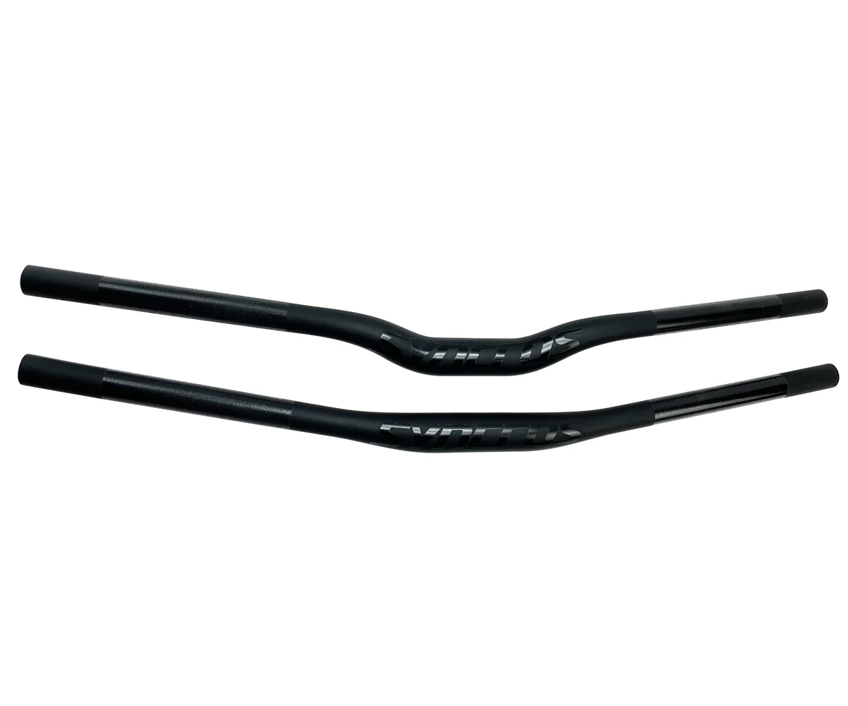 SYNCROS Full Carbon Fiber Mountain Bike Handlebars with 5-Degree Straight Handlebars and 9-Degree Straight Handlebars