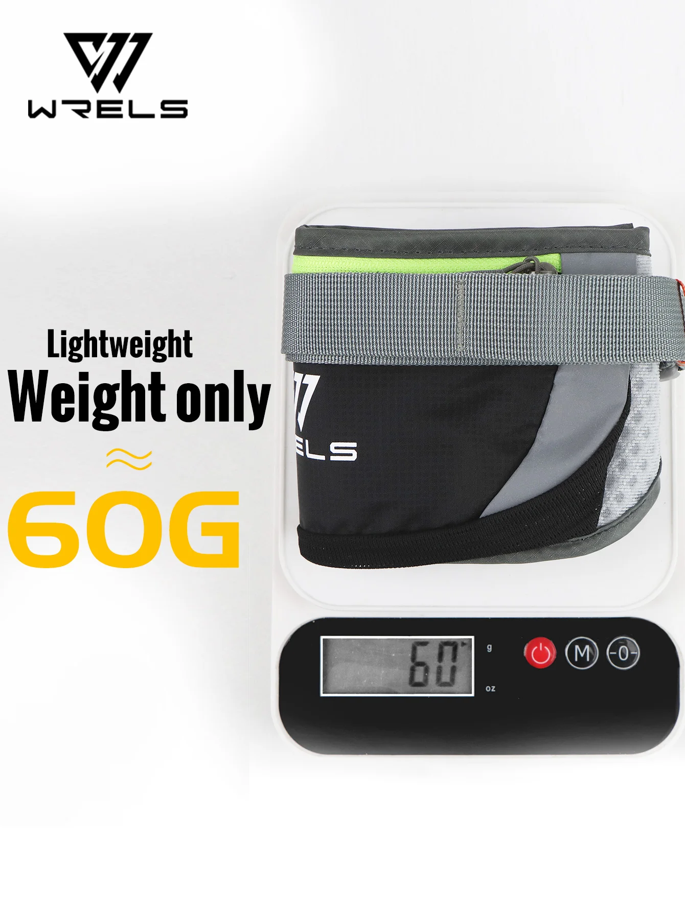 WRELS Professional Running Waist Bag Sports Belt Waterproof Sports Bags for Hiking Walking Lightweight Running Belt Waist Pack