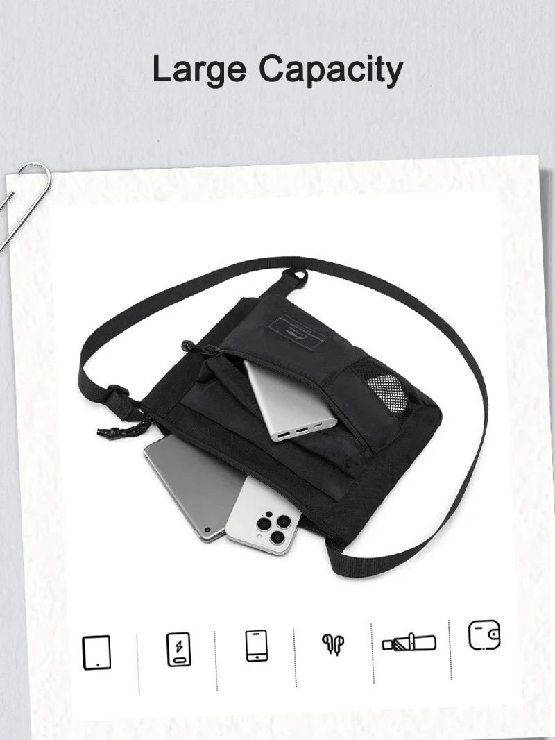 Li-Ning Unisex Sports Style Messenger Bag 295*200*30mm Fashionable LiNing Men Women Sports Leisure Bags ABDV291