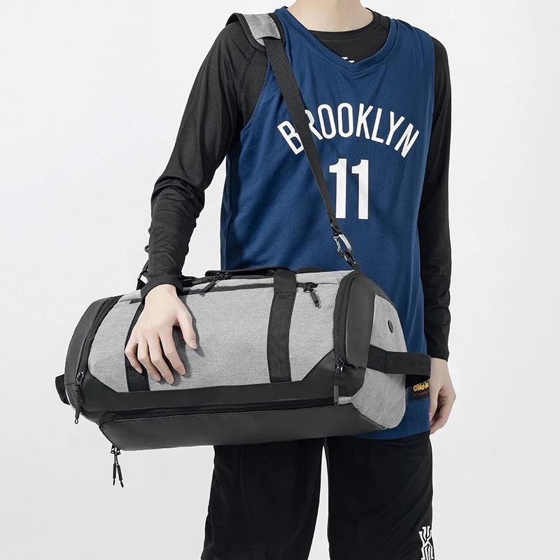 Men Sport Backpack Waterproof Gym Bags Separation Basketball Backpack Large Duffel Handbag Fitness Training Shoulder Bag Dry Wet