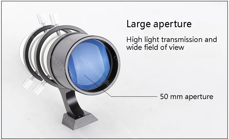 1PC 7x50 Optical Star Finder Tube with Black/White/Red Mounting Bracket Guide Scope Astronomical Telescope Accessories