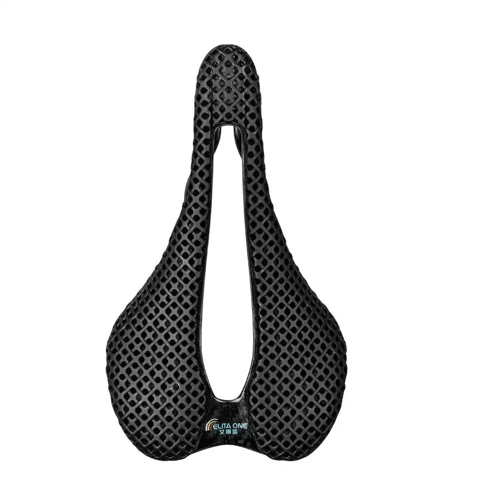 Elitaone 3D Printed Carbon Saddle 245x145mm Ultralight 160g Cycling Seat Triathlon Road MTB Mountain Gravel Bike Accessories