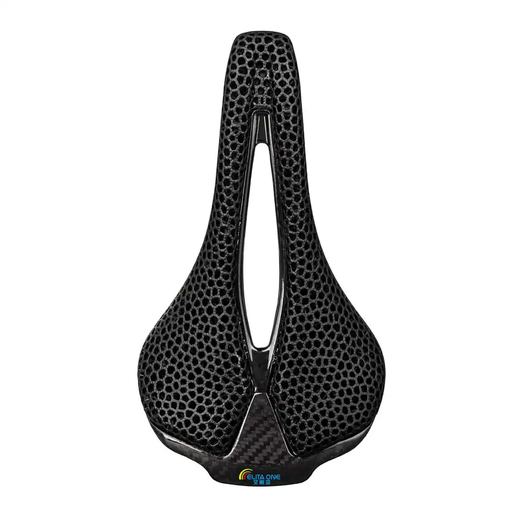 Elitaone 3D Printed Carbon Saddle 245x145mm Ultralight 160g Cycling Seat Triathlon Road MTB Mountain Gravel Bike Accessories