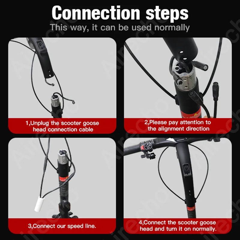 Newest 40km/h Unlocking Speed Line for Ninebot by Segway F3 E/F3D/F3 ProE/F3 ProD E-Scooter Customized Release Speed Limit Cable