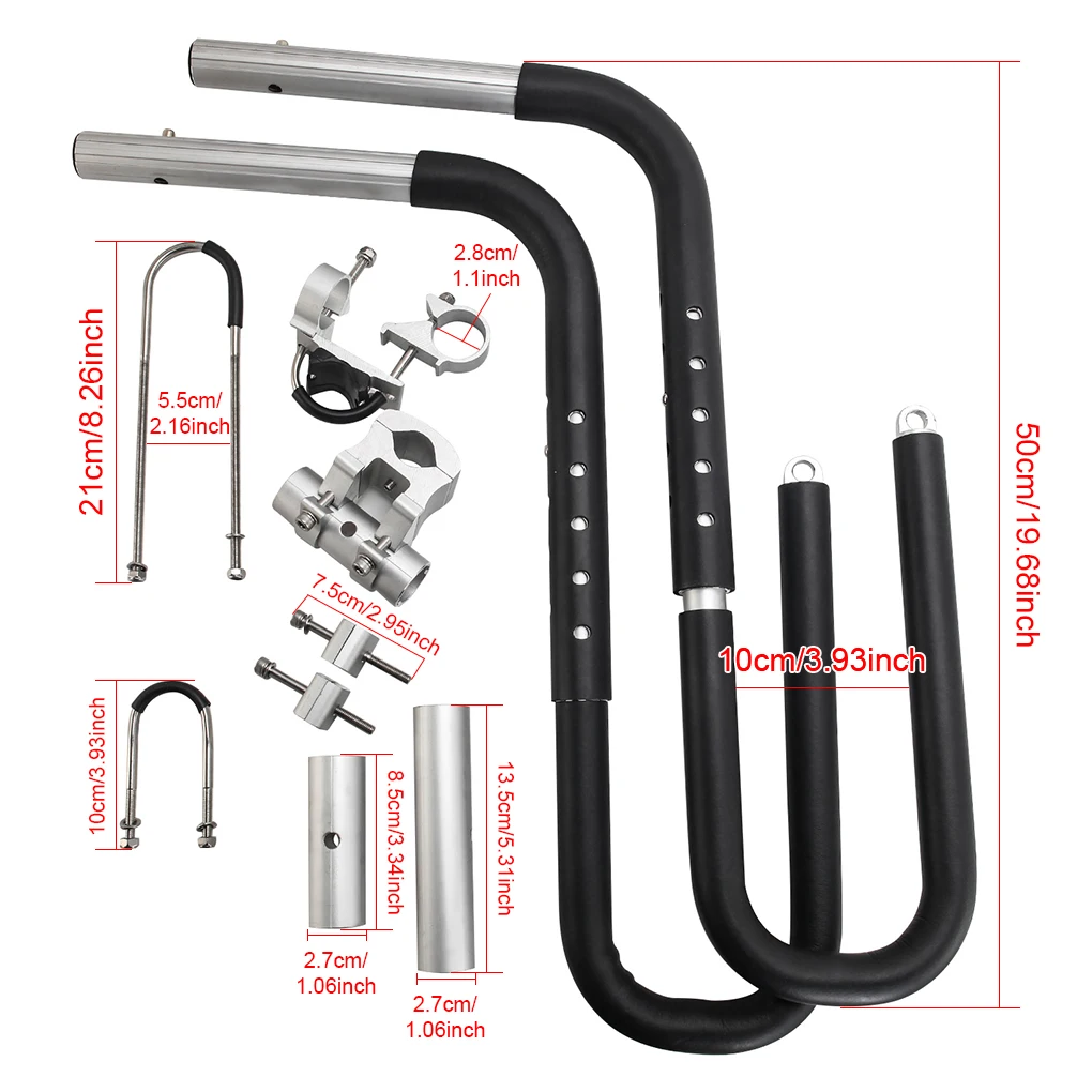Bicycles Surfboard Rack Aluminum Alloy External Mountain Road Bike Surfing Carrier Removable Wakeboard Mount Holder