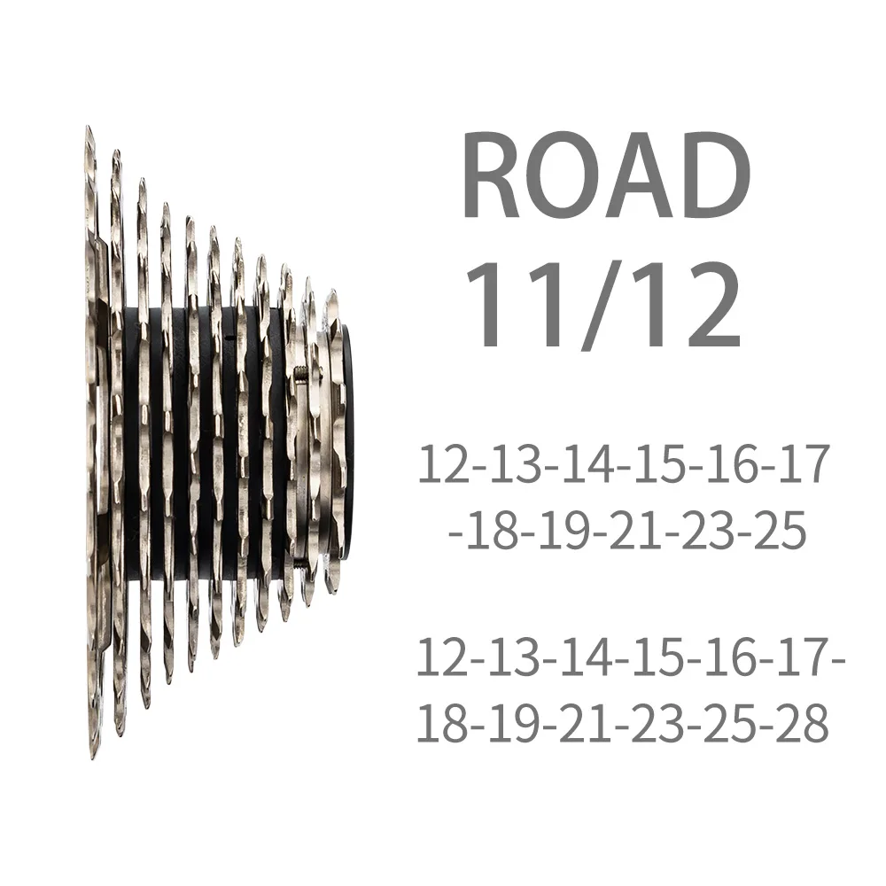 ZTTO Road Bike Cassette 11 12 Speed 12-25T 12/28T For HGR Hub 12s 11s 12/25T Time Trial 12Speed Bicycle Small Ratio 12T Spocket
