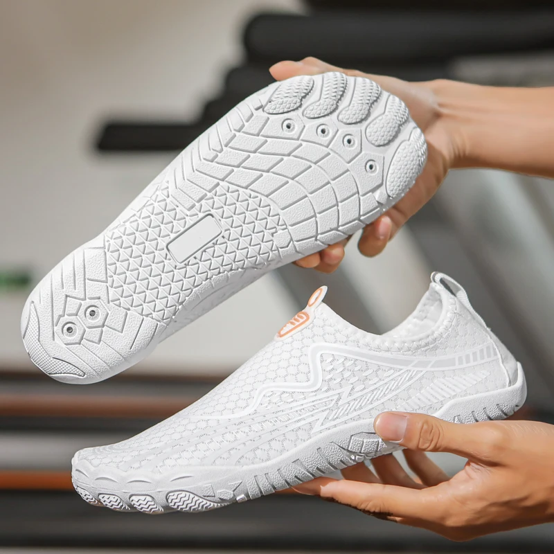 Pure White Aqua Shoes for Yacht Beach Barefoot Swimming Water Sports Wading Yoga Fitness Canyoning River Creek Canyoning Fitness