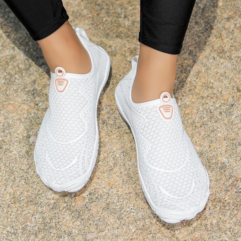 Pure White Aqua Shoes for Yacht Beach Barefoot Swimming Water Sports Wading Yoga Fitness Canyoning River Creek Canyoning Fitness
