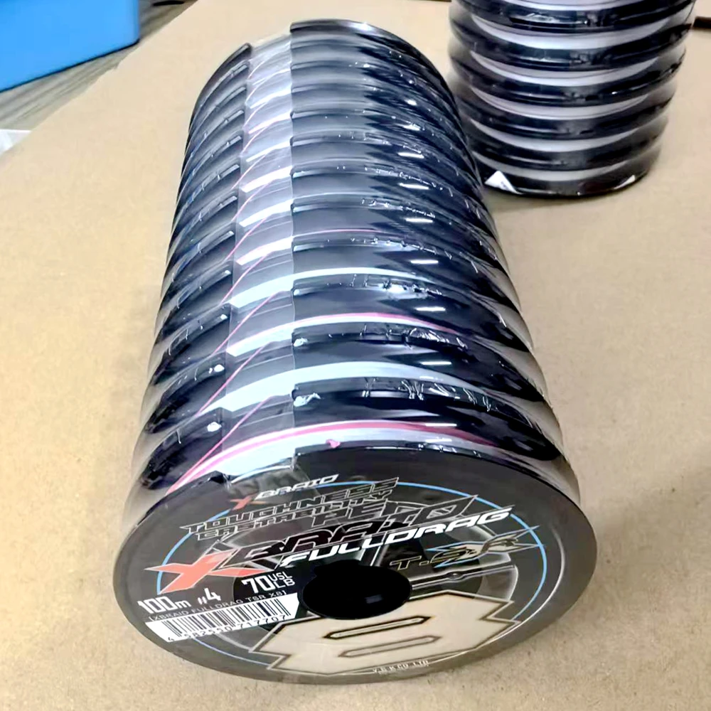 Original YGK X-BRAID FULLDRAG TSR X8 Fishing Line 100m/300m Japan PE Fishing Line 60LB/70LB/90LB/100LB/120LB/140LB/160LB/180LB