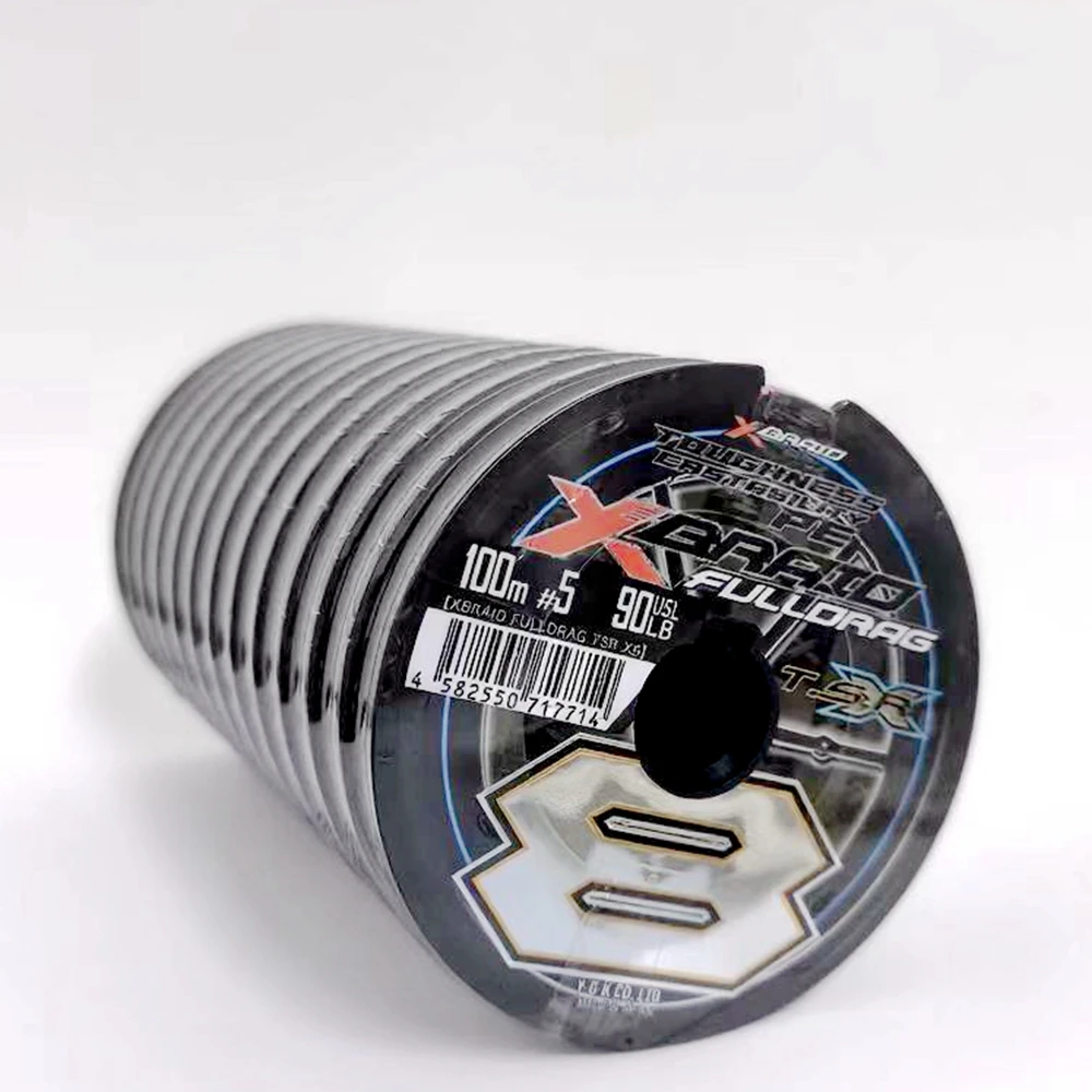 Original YGK X-BRAID FULLDRAG TSR X8 Fishing Line 100m/300m Japan PE Fishing Line 60LB/70LB/90LB/100LB/120LB/140LB/160LB/180LB