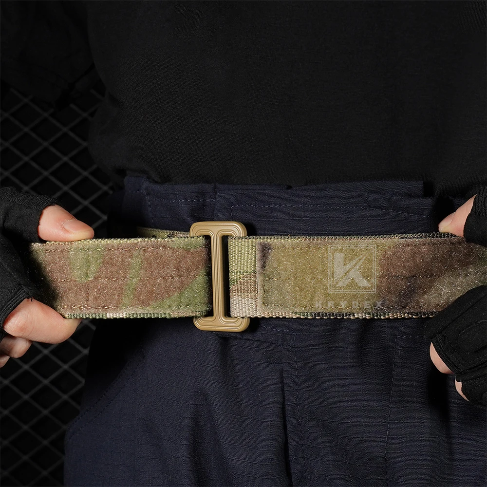 KRYDEX Tactical 1.5" EDC Duty Belt Concealed Carry Base Belt Hook & Loop Inner Belt Men Waist Belt Outdoor Hunting Acessories