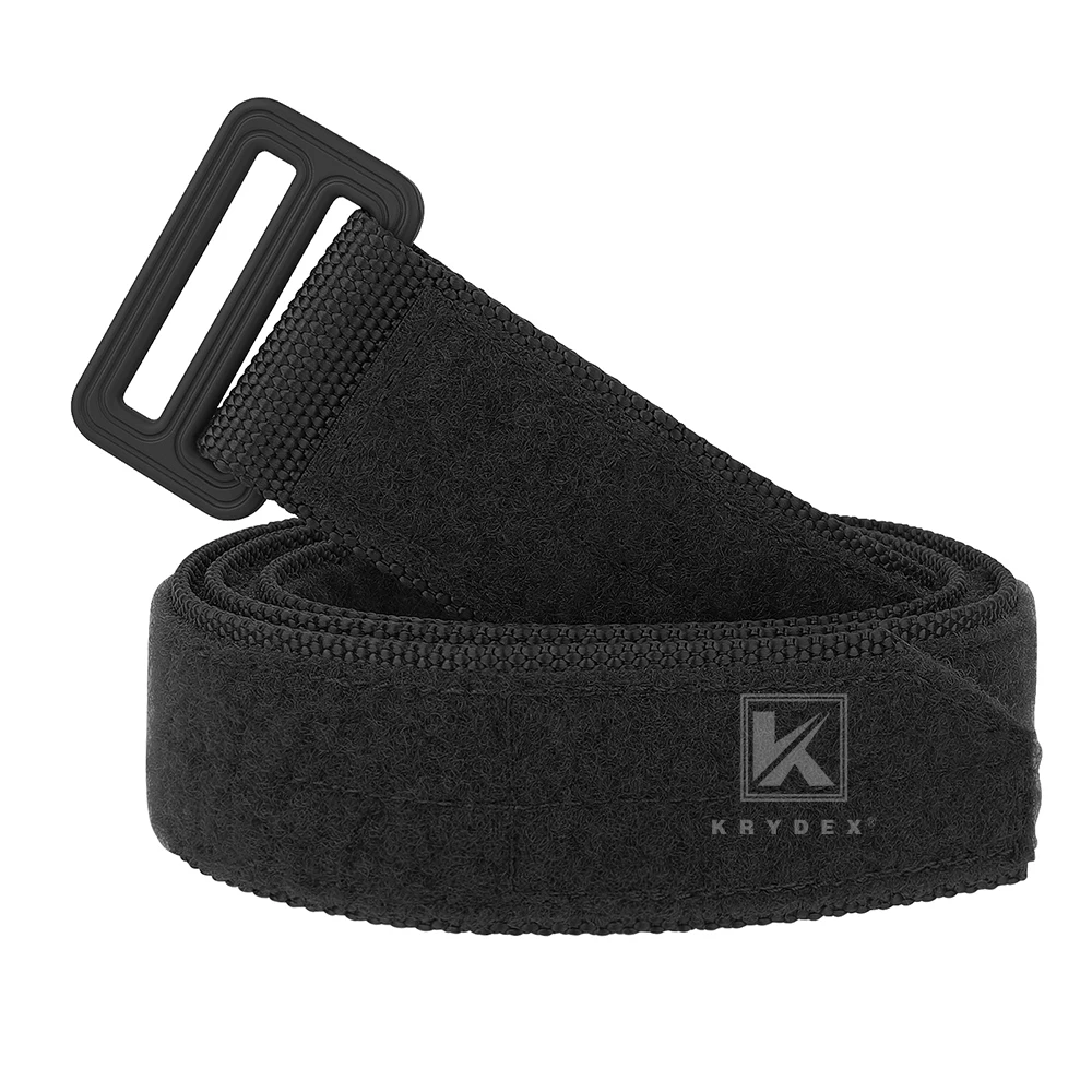KRYDEX Tactical 1.5" EDC Duty Belt Concealed Carry Base Belt Hook & Loop Inner Belt Men Waist Belt Outdoor Hunting Acessories
