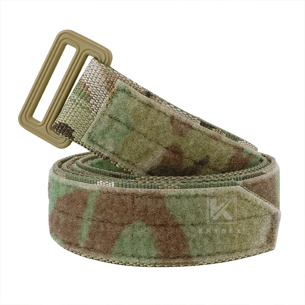 KRYDEX Tactical 1.5" EDC Duty Belt Concealed Carry Base Belt Hook & Loop Inner Belt Men Waist Belt Outdoor Hunting Acessories