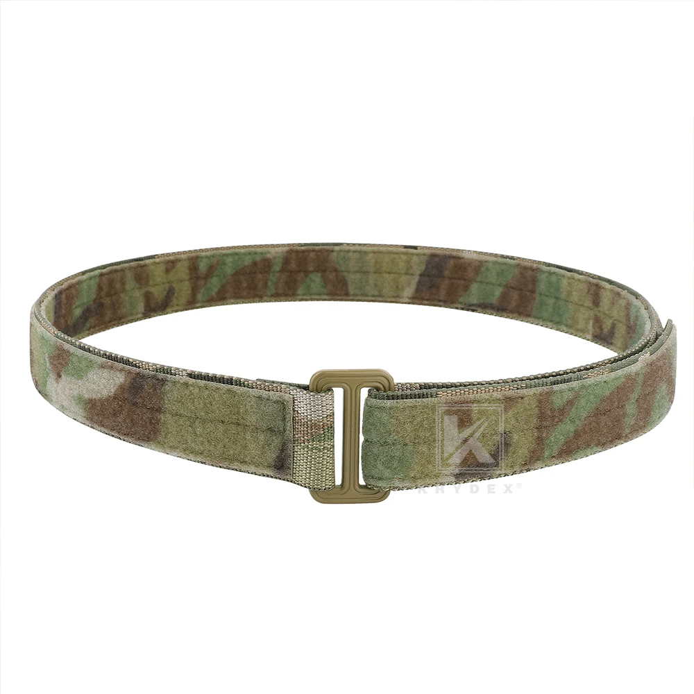 KRYDEX Tactical 1.5" EDC Duty Belt Concealed Carry Base Belt Hook & Loop Inner Belt Men Waist Belt Outdoor Hunting Acessories