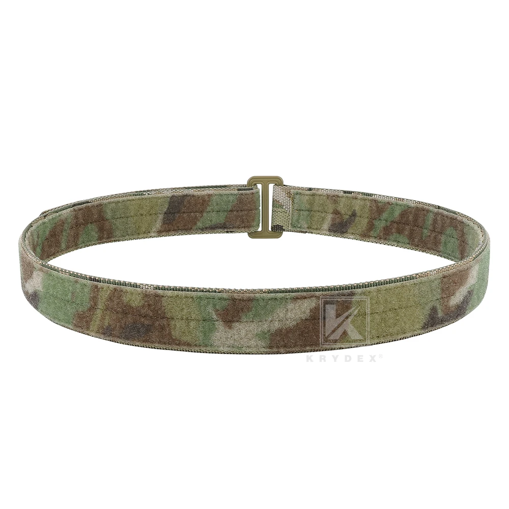 KRYDEX Tactical 1.5" EDC Duty Belt Concealed Carry Base Belt Hook & Loop Inner Belt Men Waist Belt Outdoor Hunting Acessories