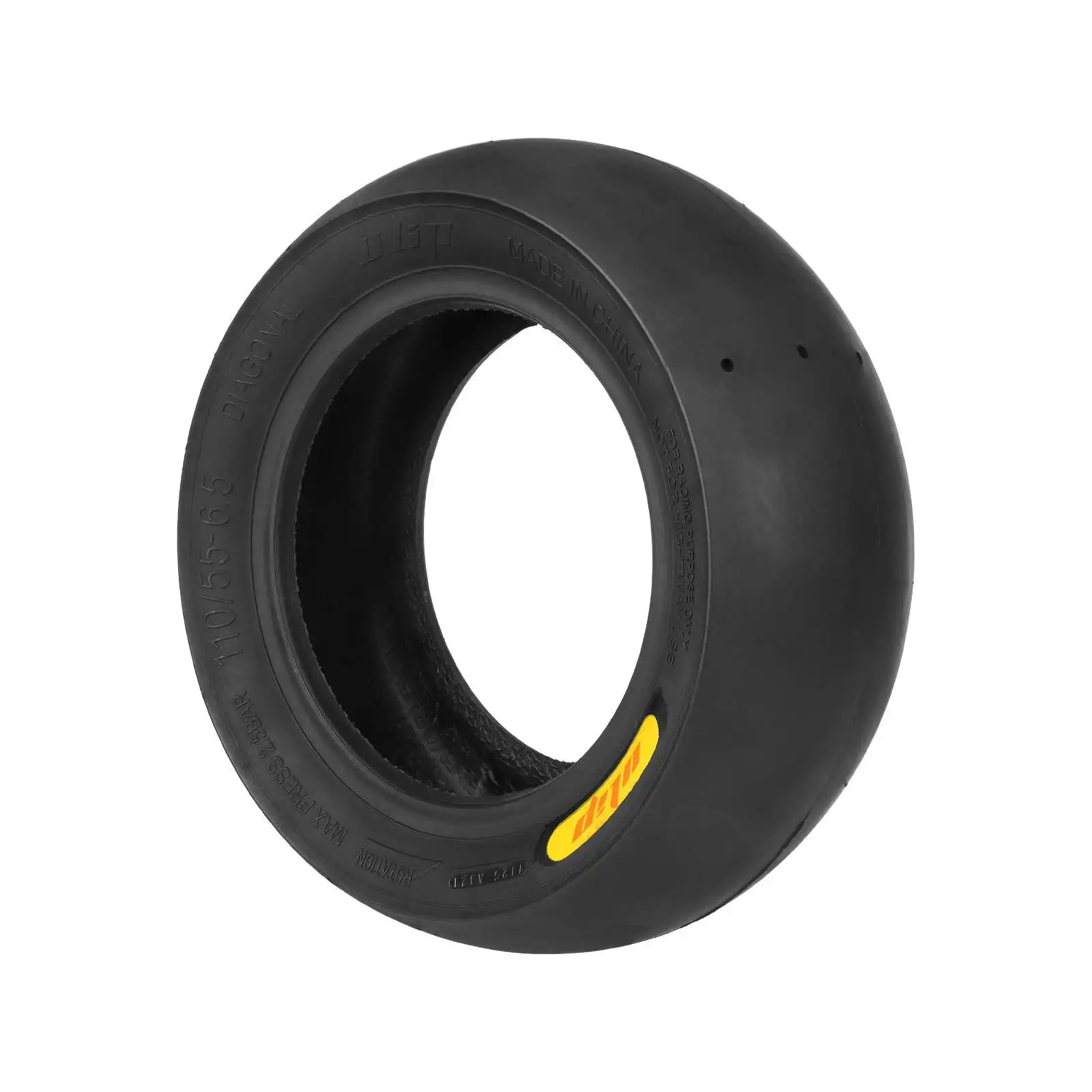 ULIP 110/55-6.5 Semi-Hot Melt Tubeless Tire 11 Inch Rubber Tyre Track Grip Tires Front Rear Tires Replacements Accessories Parts