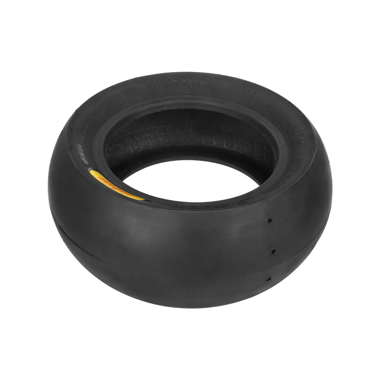 ULIP 110/55-6.5 Semi-Hot Melt Tubeless Tire 11 Inch Rubber Tyre Track Grip Tires Front Rear Tires Replacements Accessories Parts