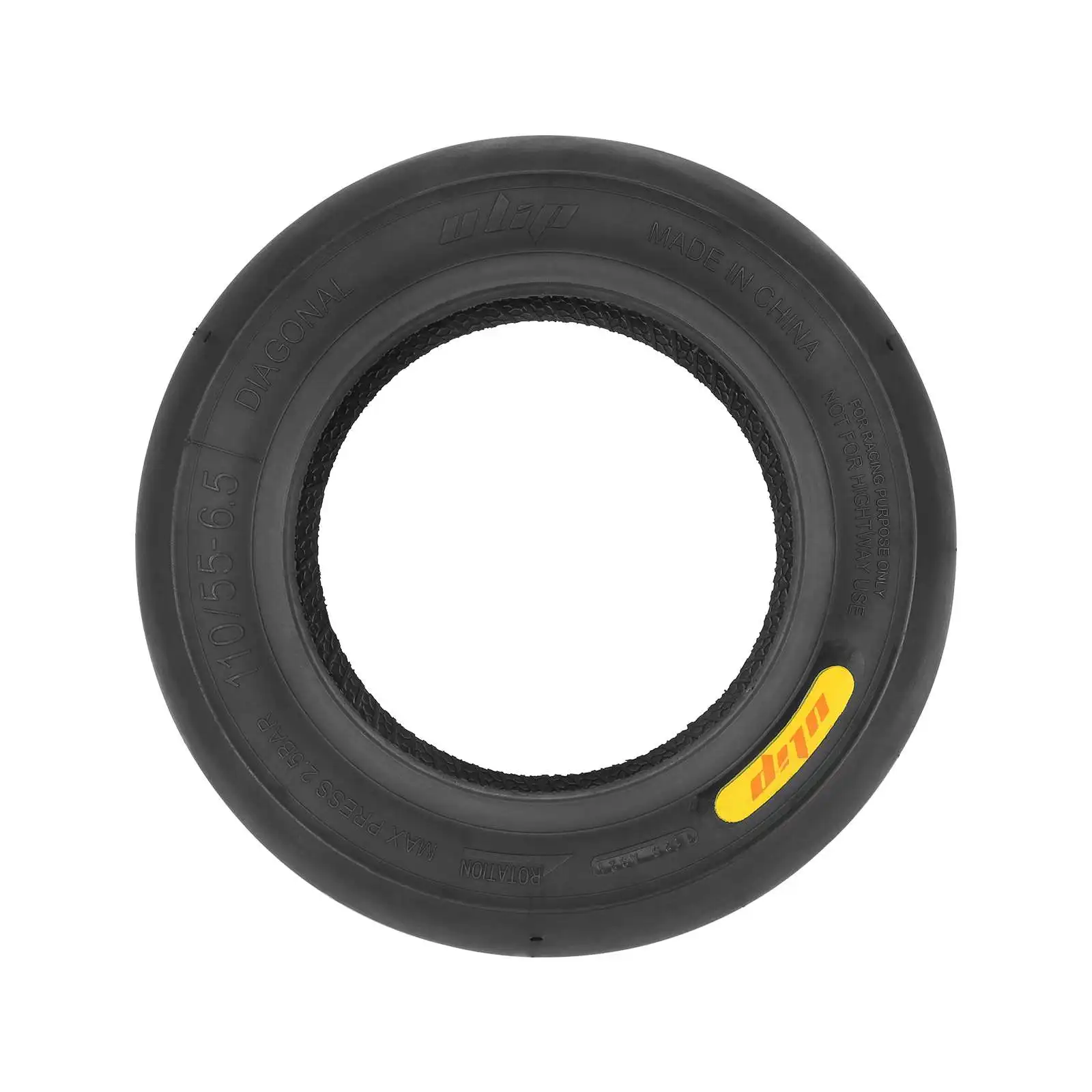 ULIP 110/55-6.5 Semi-Hot Melt Tubeless Tire 11 Inch Rubber Tyre Track Grip Tires Front Rear Tires Replacements Accessories Parts