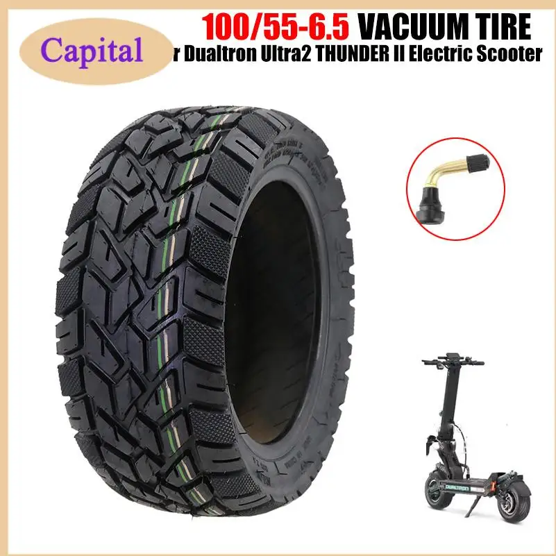 100/55-6.5 Tyre CST Tubeless Tire for Kukirin G4 Wolf King GT PRO Dualtron New Thunder Electric Scooter 90/65-6.5 Upgrade Parts