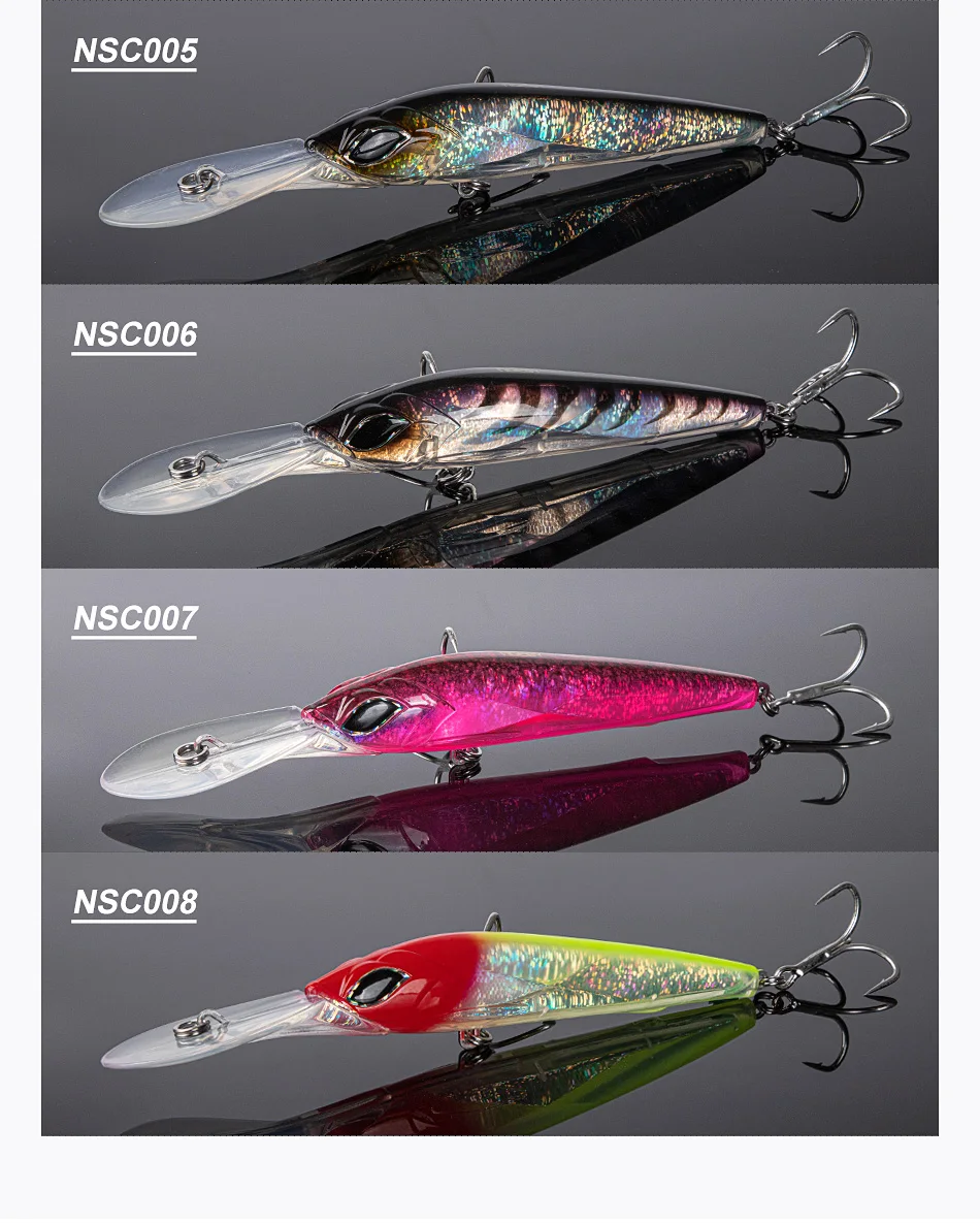 Noeby 180mm,90g Trolling Minnow Fishing Lure, Floating Wobbler, Big Game, Artificial Hard Bait for Sea GT Tuna Fishing Lure