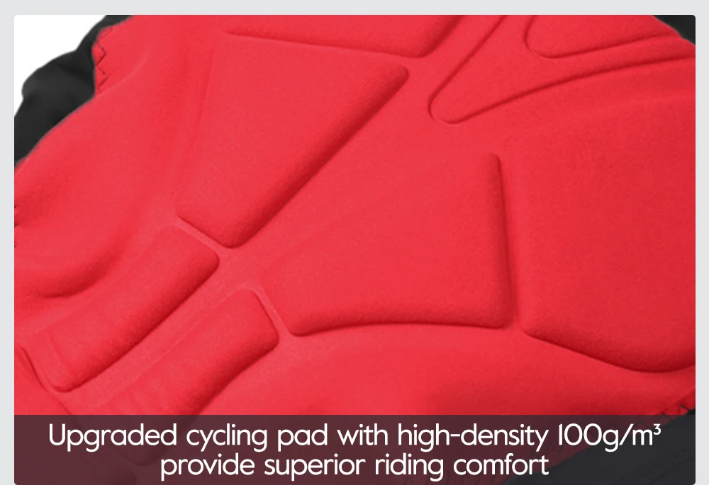 RION Men Cycling Pants Winter MTB Mountain Bike Bib Tights Thermal Fleece Padded Bibs Long Distance Bicycle Riding Team Uniform