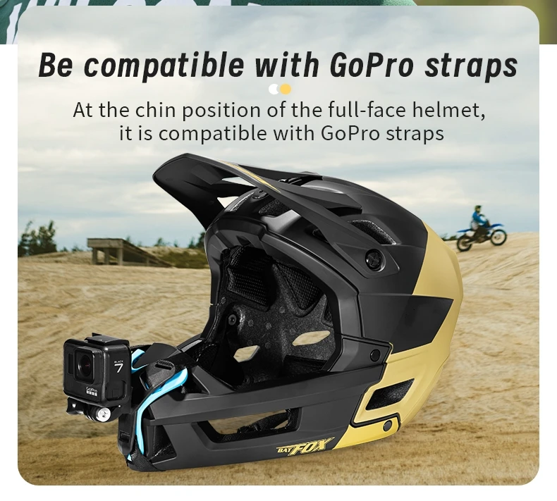 BATFOX Full Face Bike Helmet Men Women Downhill Off-road Cycling Motorcycle Outdoor Sports Protection Safety MTB Bicycle Helmets