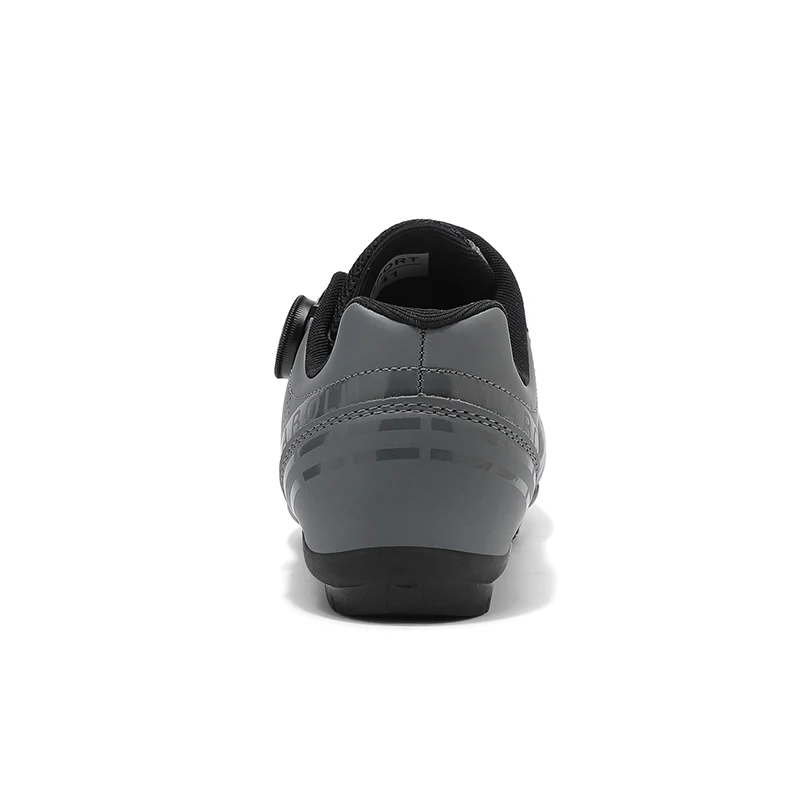 Flat Pedal Cycling Shoes MTB Men Mountain Bicycle Shoe Cleat Shoes Cycling Sneaker Lock-Free Bike Speed Footwear Breathable Gray