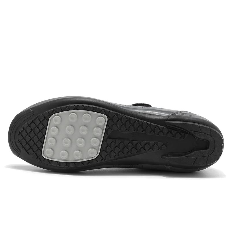 Flat Pedal Cycling Shoes MTB Men Mountain Bicycle Shoe Cleat Shoes Cycling Sneaker Lock-Free Bike Speed Footwear Breathable Gray