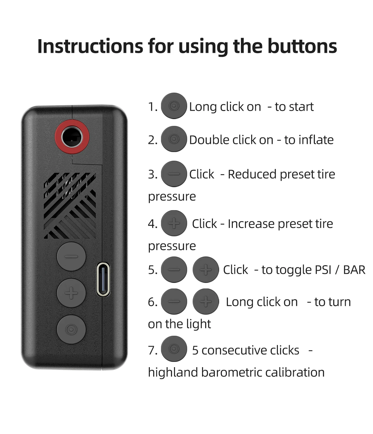 130 PSI CYCLAMI AM6 Portable Pocket Electric Inflator Pump Custom Tire Pressure Display 9 Bar Tire Inflator MTB Road Bike FV AV