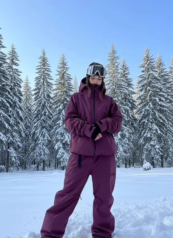 JOHN SNOW 2025 Unisex Professional Snowboard Suit Waterproof Windproof Fully Taped Seams Ski Jacket & Pants for Outdoor Sports