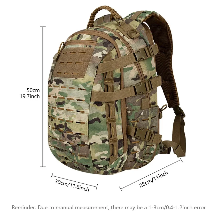 Tactical Hunting Backpack for Mountaineering, Hiking and Outdoor Activities, Camouflage Style. Hunt Bag Accessories