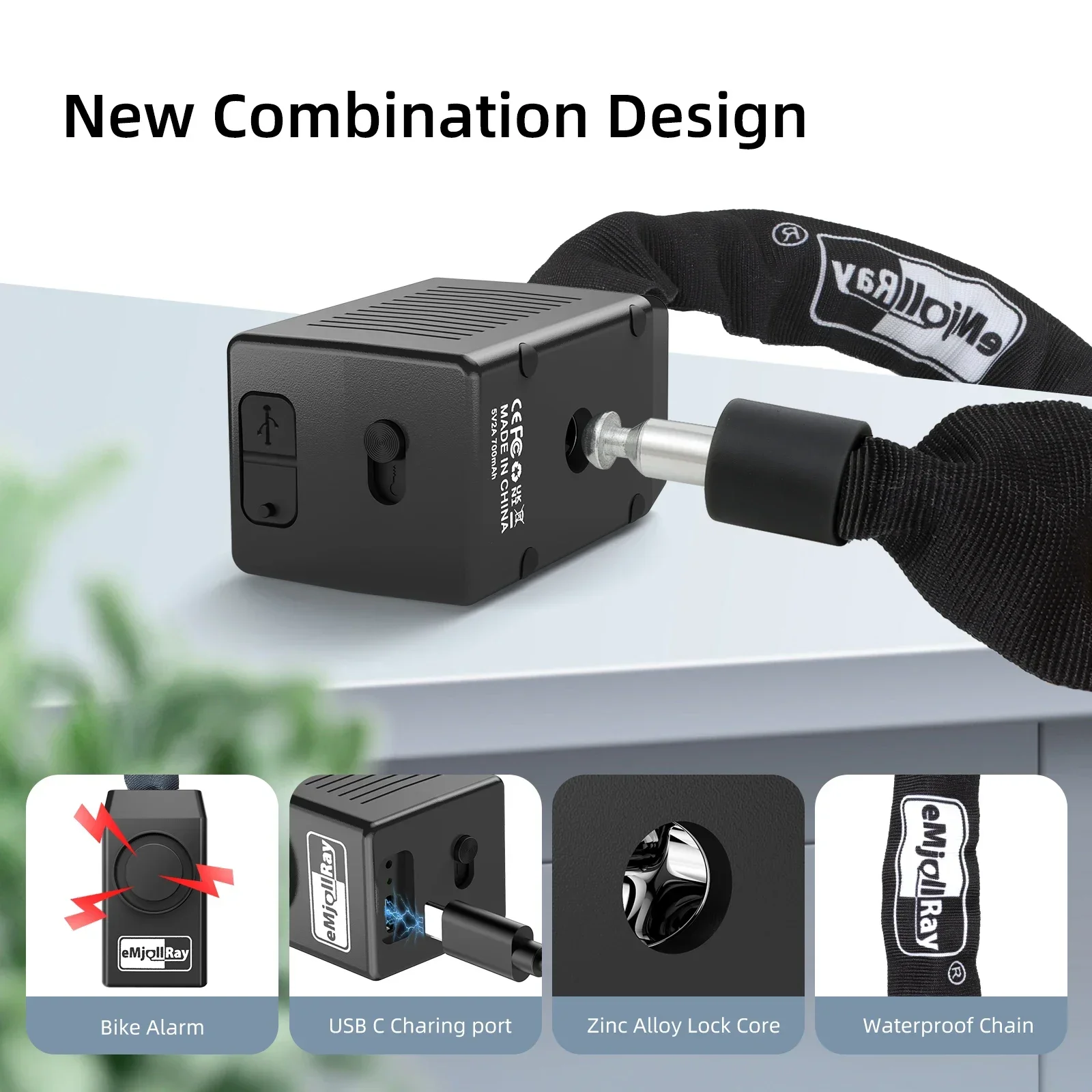 Scooter Bike Remote Control Antitheft Bicycle Bike Alarm Alerter Super Loud Rainproof Burglar Alarm Lock Motorcycle Alarm Lock