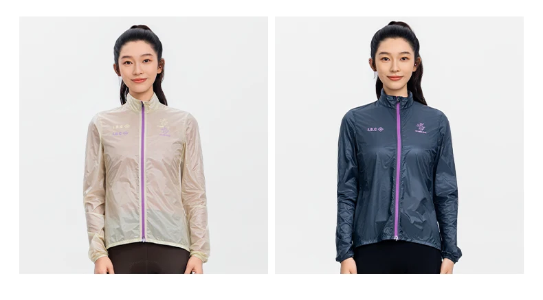 INBIKE Ultra-Light Portable Cycling Windbreaker for Women Windproof Water-Resistant Jacket for Road Biking Clothing with Pockets