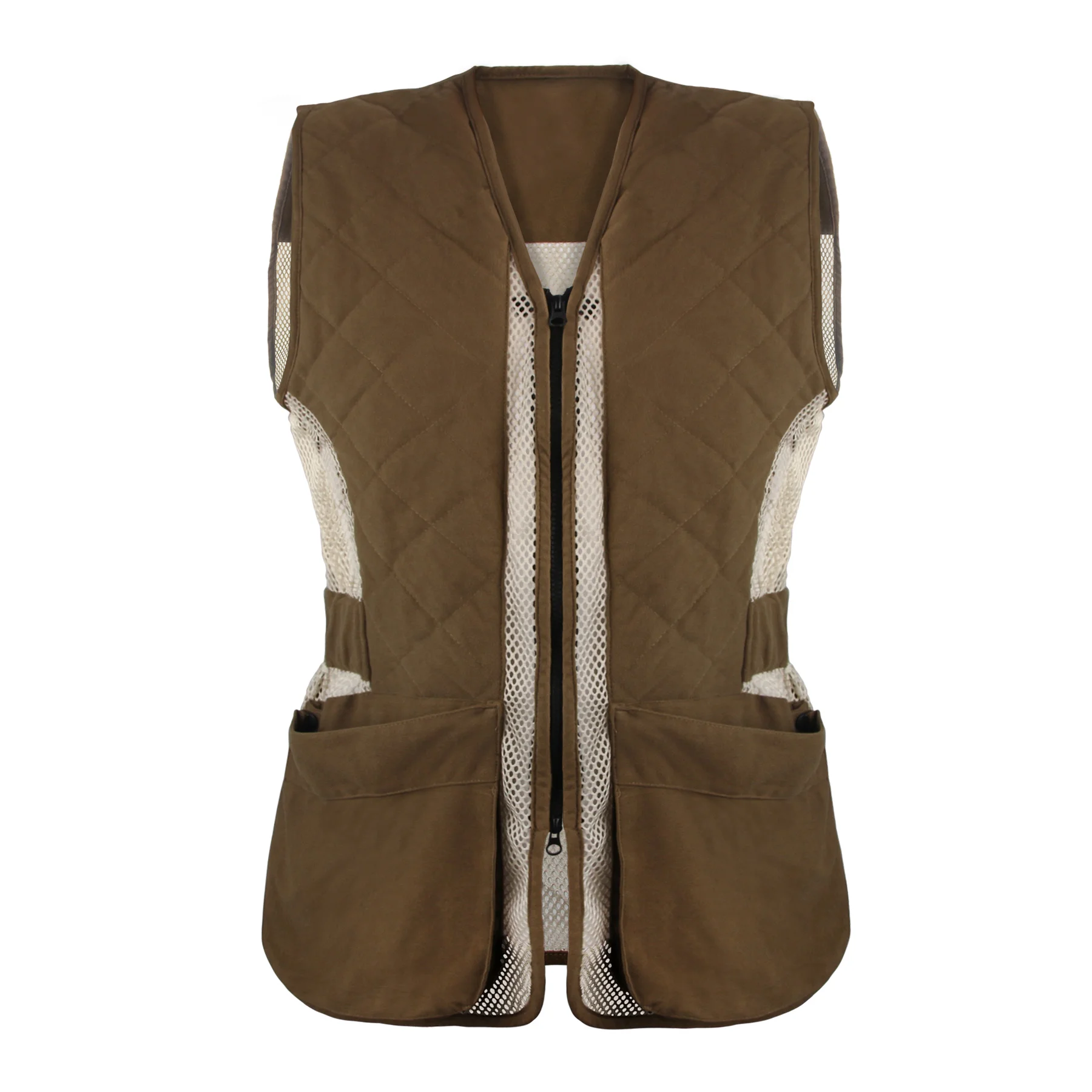 GUGULUZA Outdoor Hunting Vest Multi-Pocket Tactical Vests Breathable Mesh Security Training Jacket for Hunting Fishing Hiking