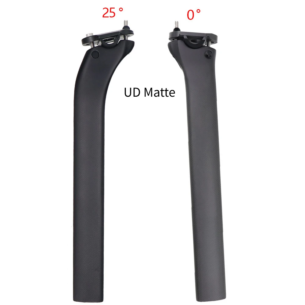 Suitable for F12 / F10 / F8 Bicycle Seat Posts. 350mm Road Bike Carbon Fiber Seat Tube, 0 Degrees, 25 Degrees
